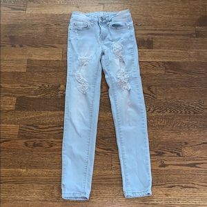 7 for all mankind girls skinny jeans